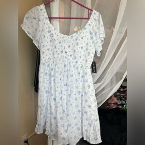 Floral Hollister dress with shorts